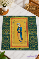 رومیزی مربع آستردار قطب الدین سایز ۱۰۰