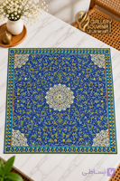 رومیزی مربع آستردار تابان سایز ۱۰۰