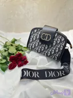 کیف پاسپورتی دیور پارچه ای بند دار