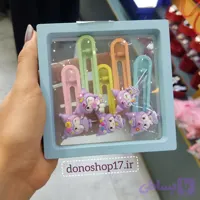 گیره مو انبری/تق‌ تقی مدل فانتزی (پک ۵ عددی متنوع)