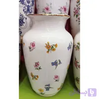 گلدان سرامیکی طرح گل های بهاری