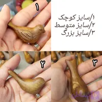 مجسمه پرنده طرح چوب (جنس پودر سنگ)