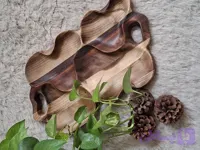 اردوخوری چهارخانه مدل روستیک چوب گردو