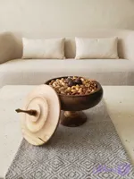 شکلات خوری مدل خمره ای چوب گردو