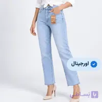شلوار جین زنانه راسته دمپا ریش اورجینال برند Kensie