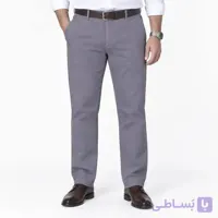 شلوار کتان مردانه رسمی قواره راسته کلاسیک- طوسی