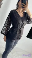 شومیز دانتل حاشیه دار