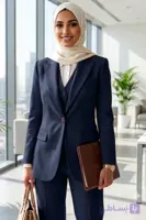 خرید ست سه تیکه اداری جلیقه دار