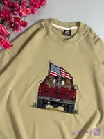 تیشرت گلدوزی شده USA