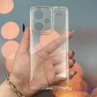 کاور شارک قاب مدل ژله ای شفاف مناسب برای گوشی موبایل شیائومی Redmi Note 13 Pro Plus