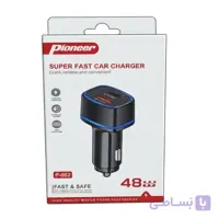 شارژر فندکی خودرو PIONEER مدل  p-002
