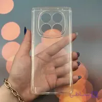 کاور شارک قاب مدل ژله ای شفاف مناسب برای گوشی موبایل شیائومی Poco X7 /  Redmi Note 14 Pro Plus / Redmi Note 14 Pro 5G