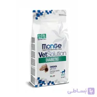غذای خشک گربه مونژه دیابتیک با طعم مرغ Diabetic وزن 1.5 کیلوگرم