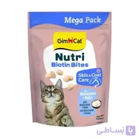تشویقی گربه جیم کت بیوتین مناسب پوست و مو وزن 425 گرم