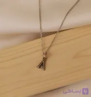 گردنبند نقره حرف A