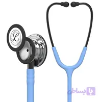 گوشی پزشکی لیتمن کلاسیک 3 آبی یخی آینه‌ای کد 5959