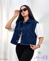 وست جین زنانه کوک‌دوزی