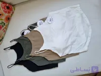 کراپ تاپ بندی زنانه بیسیک کاپدار، نرم و سبک| مناسب استفاده روزانه و زیر مانتو