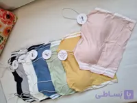 نیم تنه کبریتی زنانه بند نازک فری سایز ۶ رنگ