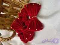 کش مو پاپیونی مخمل دخترانه