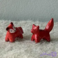 مجسمه سرامیکی ست طرح روباه