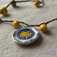 گردنبند طرح باغ لیمو