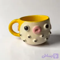 ماگ سرامیکی طرح ماهی بادکنکی