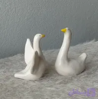 مجسمه سرامیکی ست طرح غازها