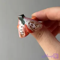 انگشتر سرامیکی طرح پروانه