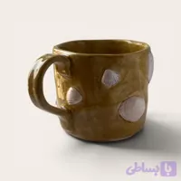 ماگ سرامیکی طرح صدف برجسته