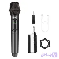 میکروفون بی‌سیم دستی با گیرنده قابل شارژ برند Talomen مدل K60-1