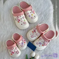 صندل کراکس بچه گانه طرح اسنوپی دارای رنگ بندی