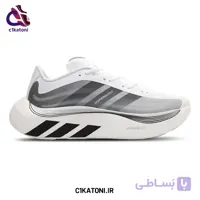 کتونی آدیداس هایپربوست مردانه سفید طوسی