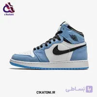 کتونی جردن ساقدار وان یونیورسیتی آبی مردانه و زنانه (کیفیت ویتنام)