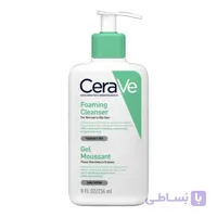 فوم شستشوی صورت سراوی 236میل برای پوست نرمال تاچرب