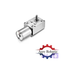 موتور دی سی گیربکس دار حلزونی ZWL-FP12V 50RPM