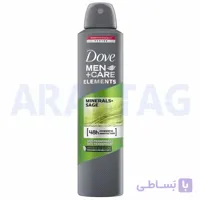 اسپري ضد تعريق مردانه 48 ساعته MINERALS+SAGE داو 250 ميلی