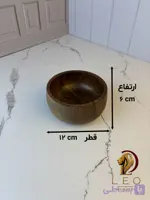 کاسه چوبی (قطر 12)