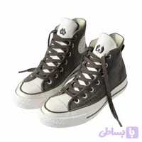 کانورس سگک‌دار ساقدار 1970(مدل هاپو) | Converse Dog Inspired Grey High Top