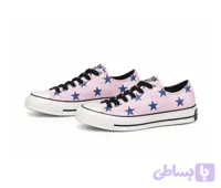 کانورس صورتی ستاره دار بدون ساق | converse pink star 1970s low top