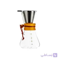 قهوه ساز کمکس مدرج پیرکس با فیلتر استیل BVK6 ظرفیت 600ml