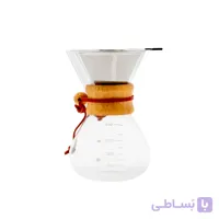 قهوه ساز کمکس مدرج پیرکس با فیلتر استیل BVK4 ظرفیت 400ml