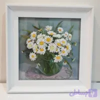 تابلو روبان دوزی شده کار دست