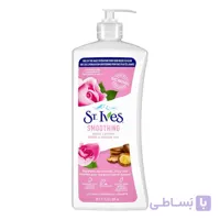 لوسیون بدن Stives مدل رز و روغن آرگان حجم ۶۲۱ میلی‌لیتر