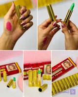 رژلب مکه ای حرارتی رنگ صورتی ۲۴ ساعته کیس بیوتی