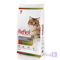 غذای خشک گربه رفلکس مولتی کالر (مرغ و برنج) 15 کیلو گرم