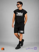 ست وست شلوارک مردانه طرح NBA