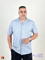 پیراهن آستین کوتاه مردانه کد 2525