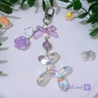 آویز کیف و کوله سگ بادکنکی|فونچارم|جاکلیدی سگ بادکنکی