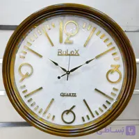 ساعت دیواری طرح چوب سایز ۶۰سانتی متر برند رولکس(V 6)